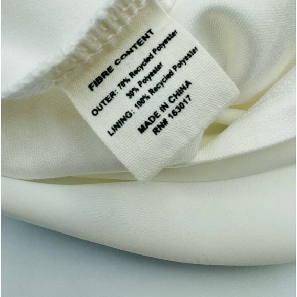 🆕 PRINCESS POLLY 🧿 NWOT Shellie Mini Dress, White - Size US 8 - Picture 13 of 16